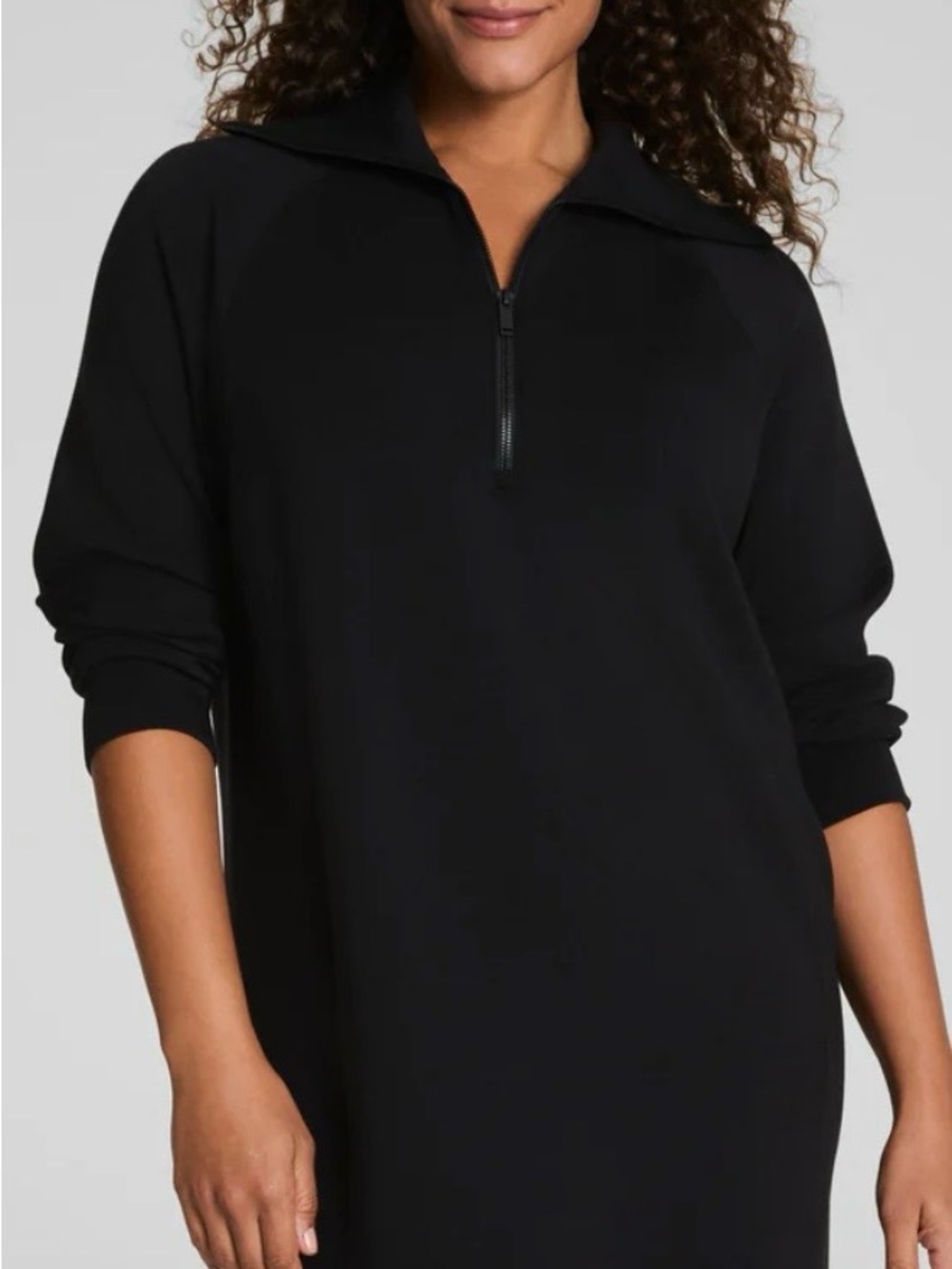NWT SPANX Half-Zip Pullover Dress